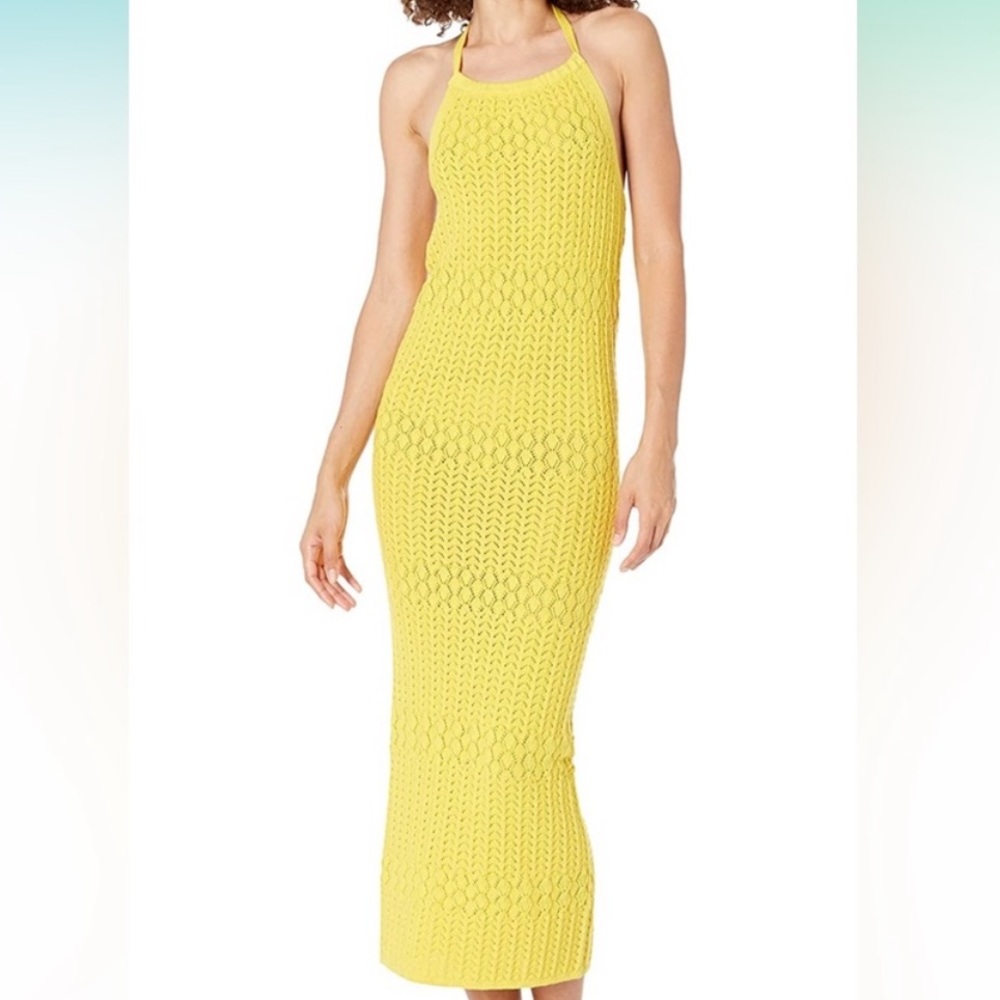 The Drop Jayla Crochet Maxi Dress NWT